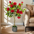 Rose Tree in Ceramic Pot - Vermeil Decor
