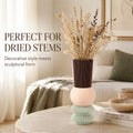 Sculptural Stacked Vase - Vermeil Decor