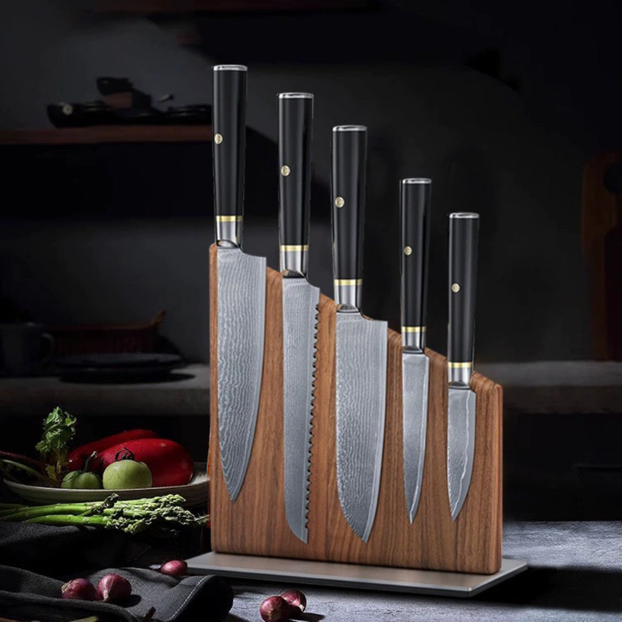 Quicksand Damascus Knife Set