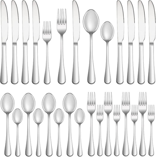 20-Piece Silverware Set - Vermeil Decor
