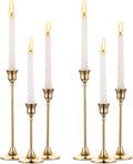 Gilded Taper Candlestick Set