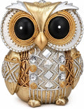 Jeweled Gold Owl Statue