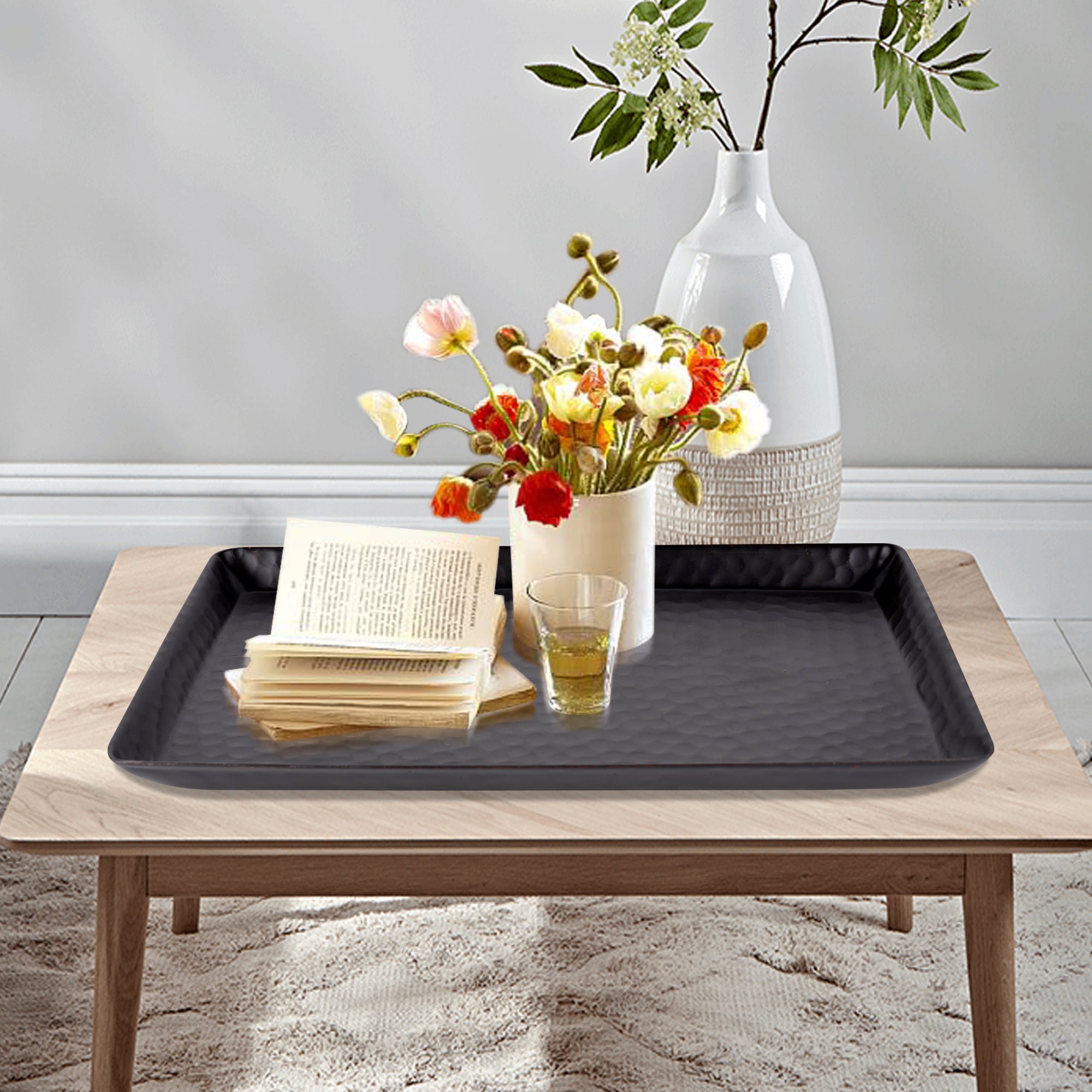 Hammered Vanity Tray - Vermeil Decor