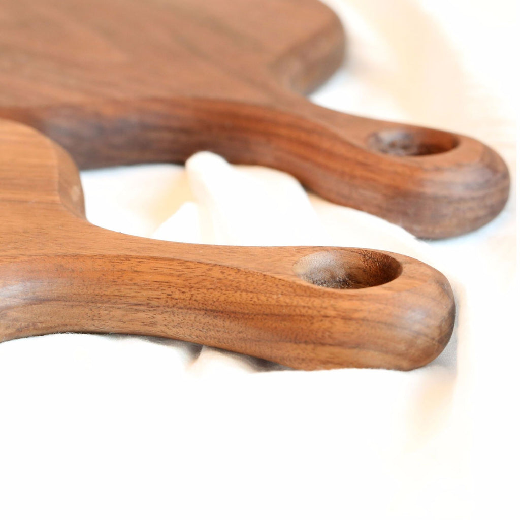 Black Walnut Serving Board - view 2 - Vermeil Decor