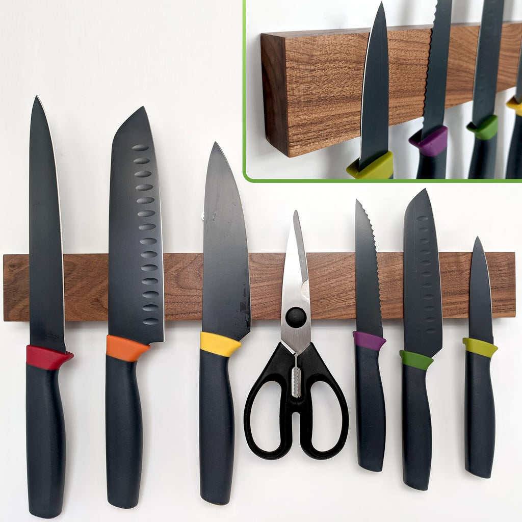 Walnut Magnetic Knife Strip - view 2