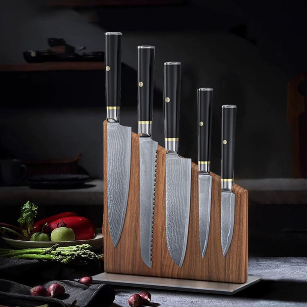 Quicksand Damascus Knife Set - view 3